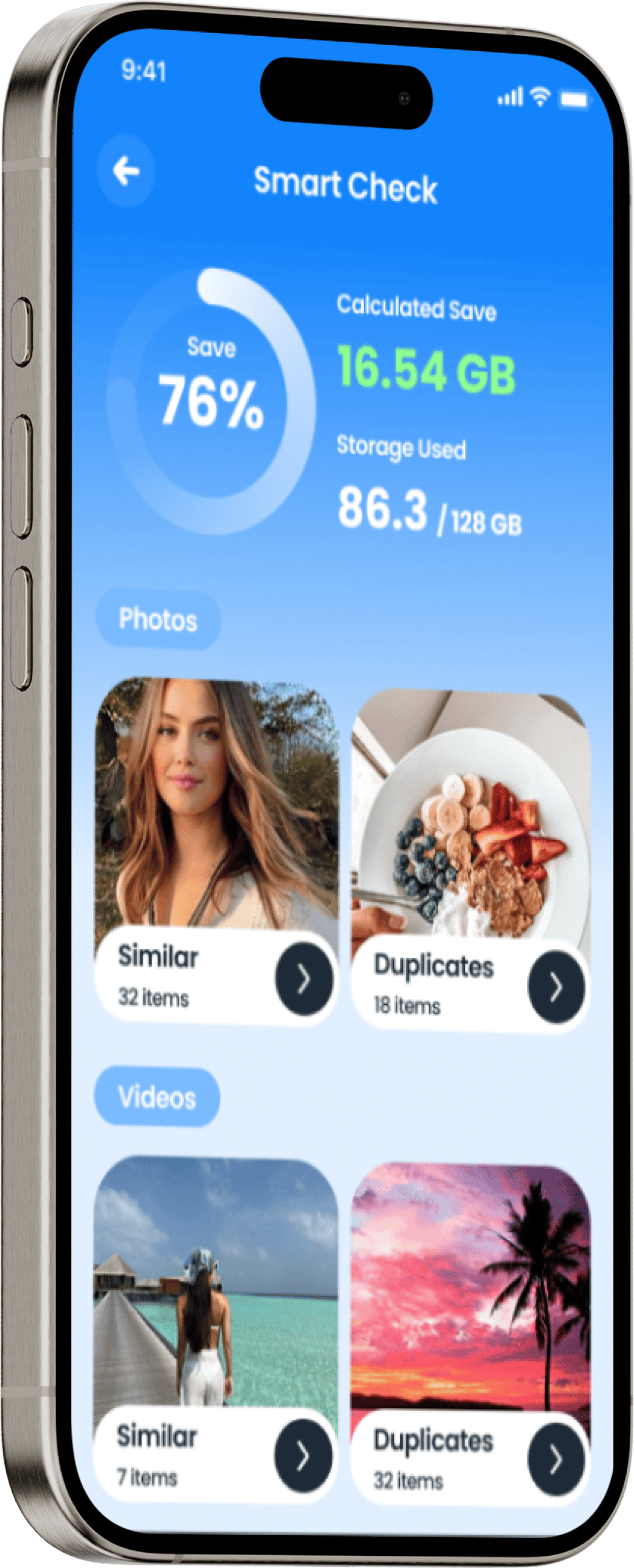 Secure Clean running on an iPhone